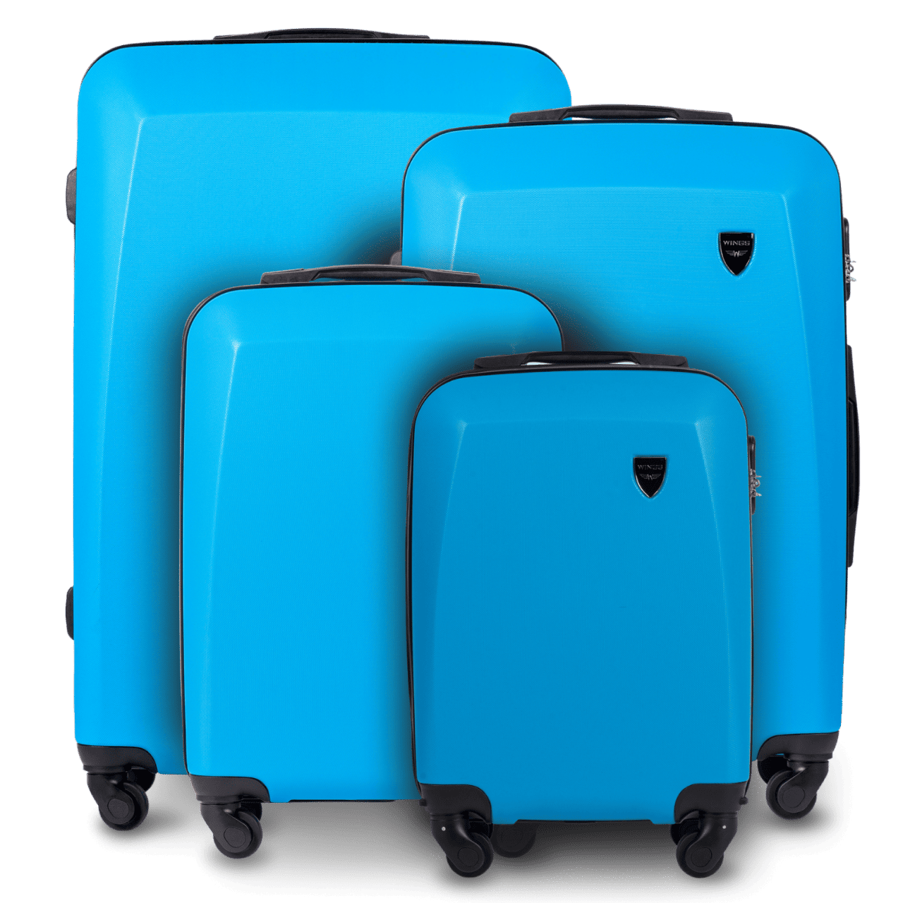 ZESTAW 4 WALIZEK WINGS PLOVER DENIM BLUE