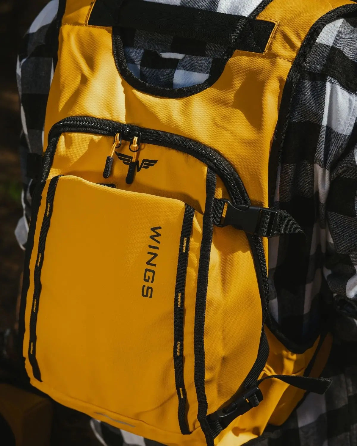 WINGS Plecak podróżny ROOK yellow ROOK COLLECTION