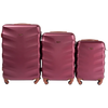 Zestaw 3 walizek Wings Albatross WINE RED