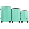 ZESTAW 3 WALIZEK WINGS FLAMINGO LIGHT GREEN