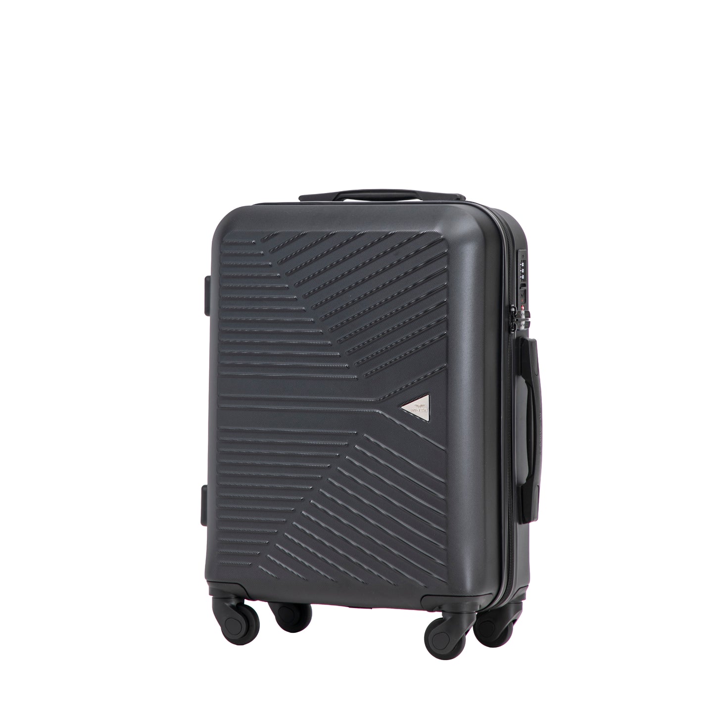 Zestaw walizek WINGS Merlin 3 szt. z 100% poliwęglanu BLACK