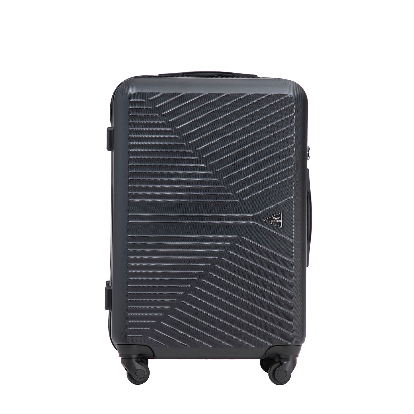 Zestaw walizek WINGS Merlin 3 szt. z 100% poliwęglanu BLACK