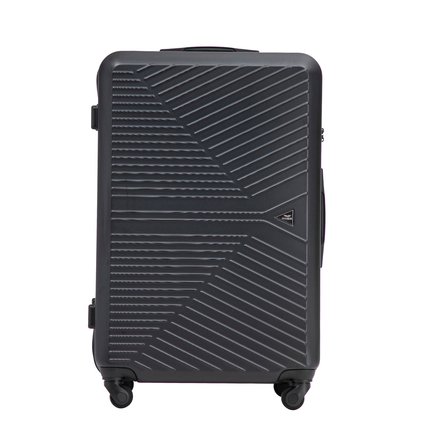 Zestaw walizek WINGS Merlin 3 szt. z 100% poliwęglanu BLACK