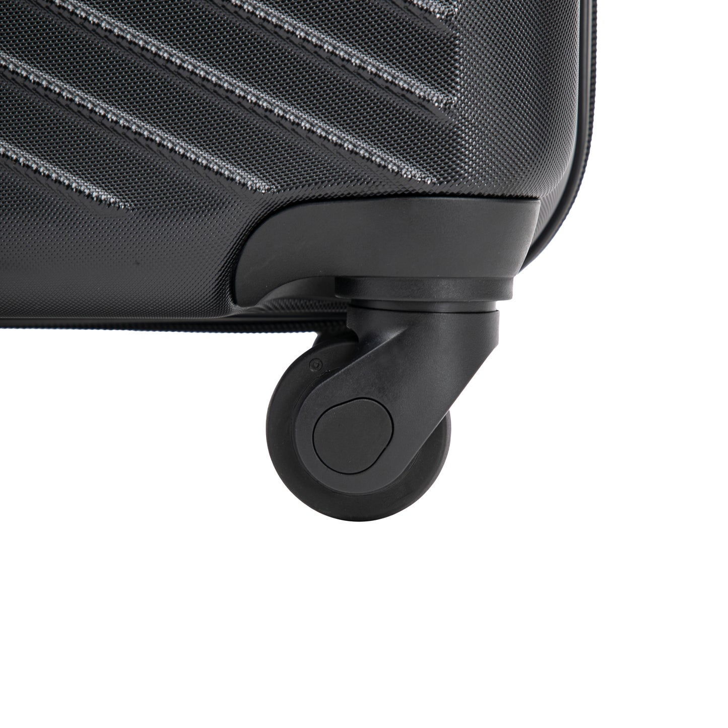 Zestaw walizek WINGS Merlin 3 szt. z 100% poliwęglanu BLACK