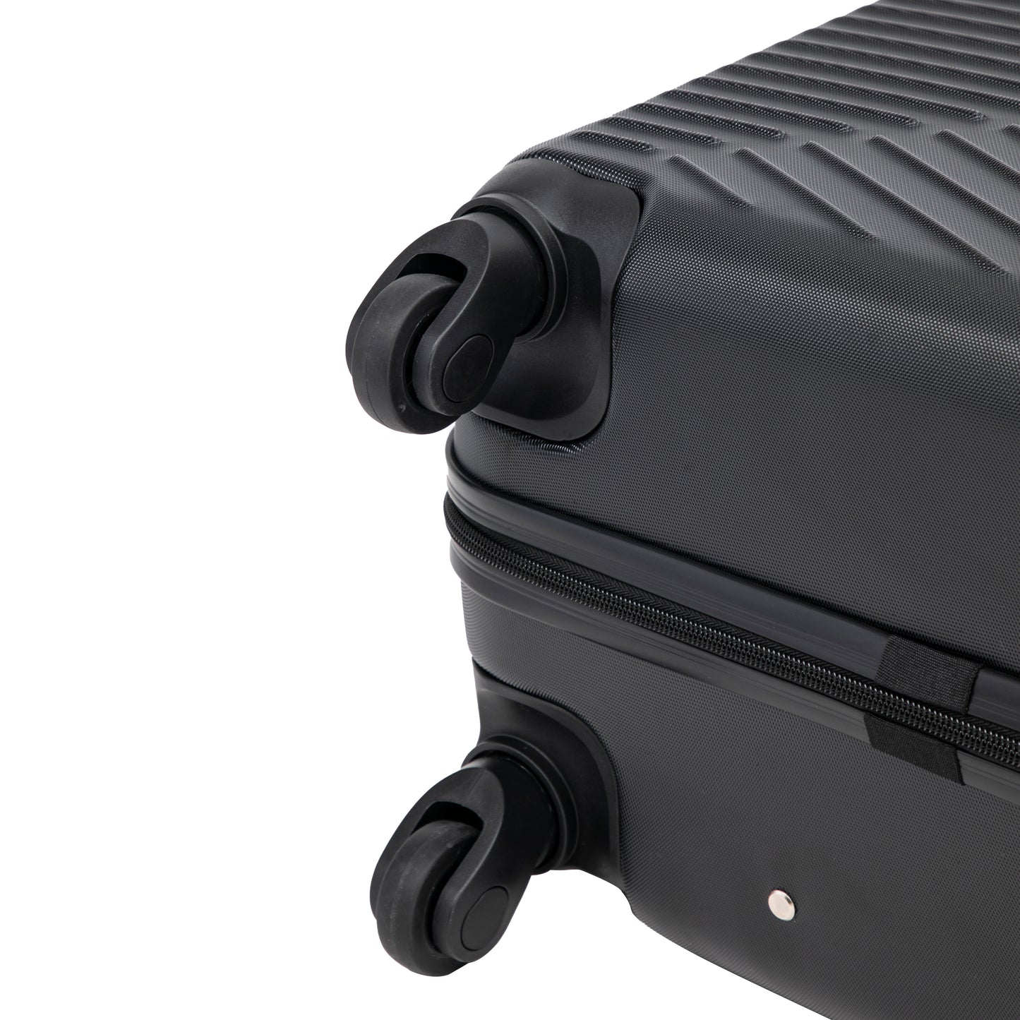 Zestaw walizek WINGS Merlin 3 szt. z 100% poliwęglanu BLACK