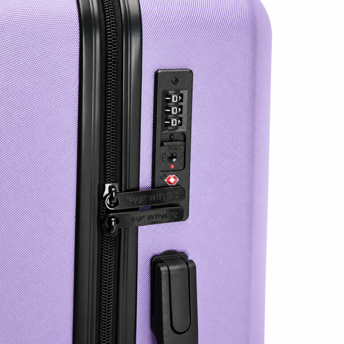 Walizka KABINOWA WINGS MERLIN 20" WHITE PURPLE