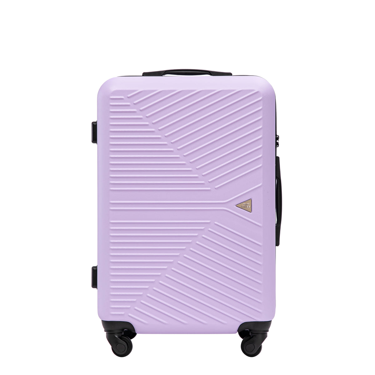 Zestaw walizek WINGS Merlin 3 szt. z 100% poliwęglanu WHITE PURPLE
