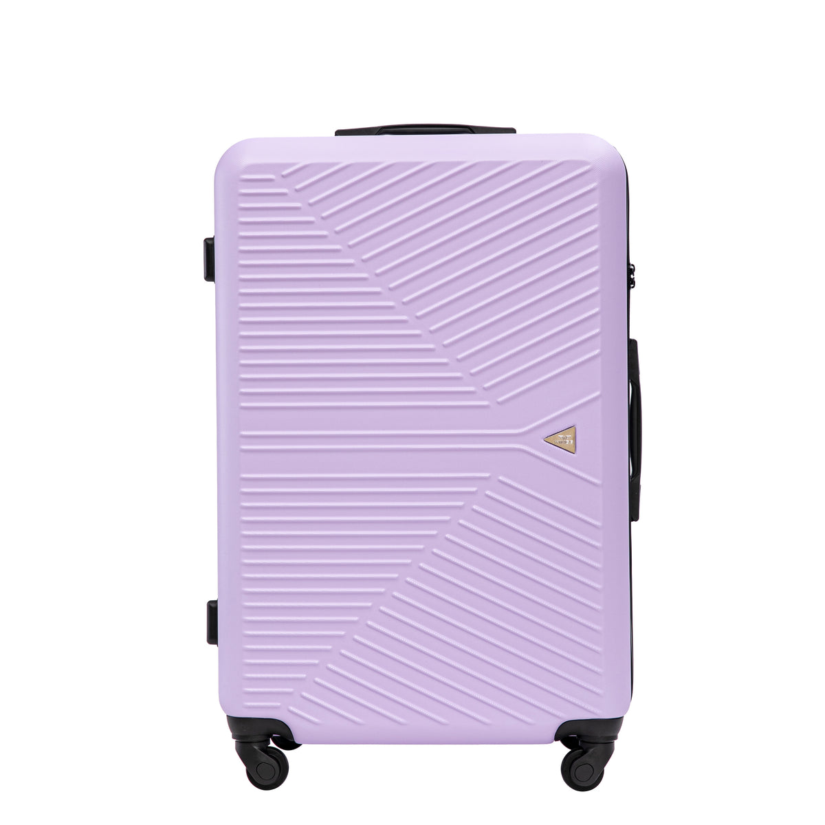 Zestaw walizek WINGS Merlin 3 szt. z 100% poliwęglanu WHITE PURPLE