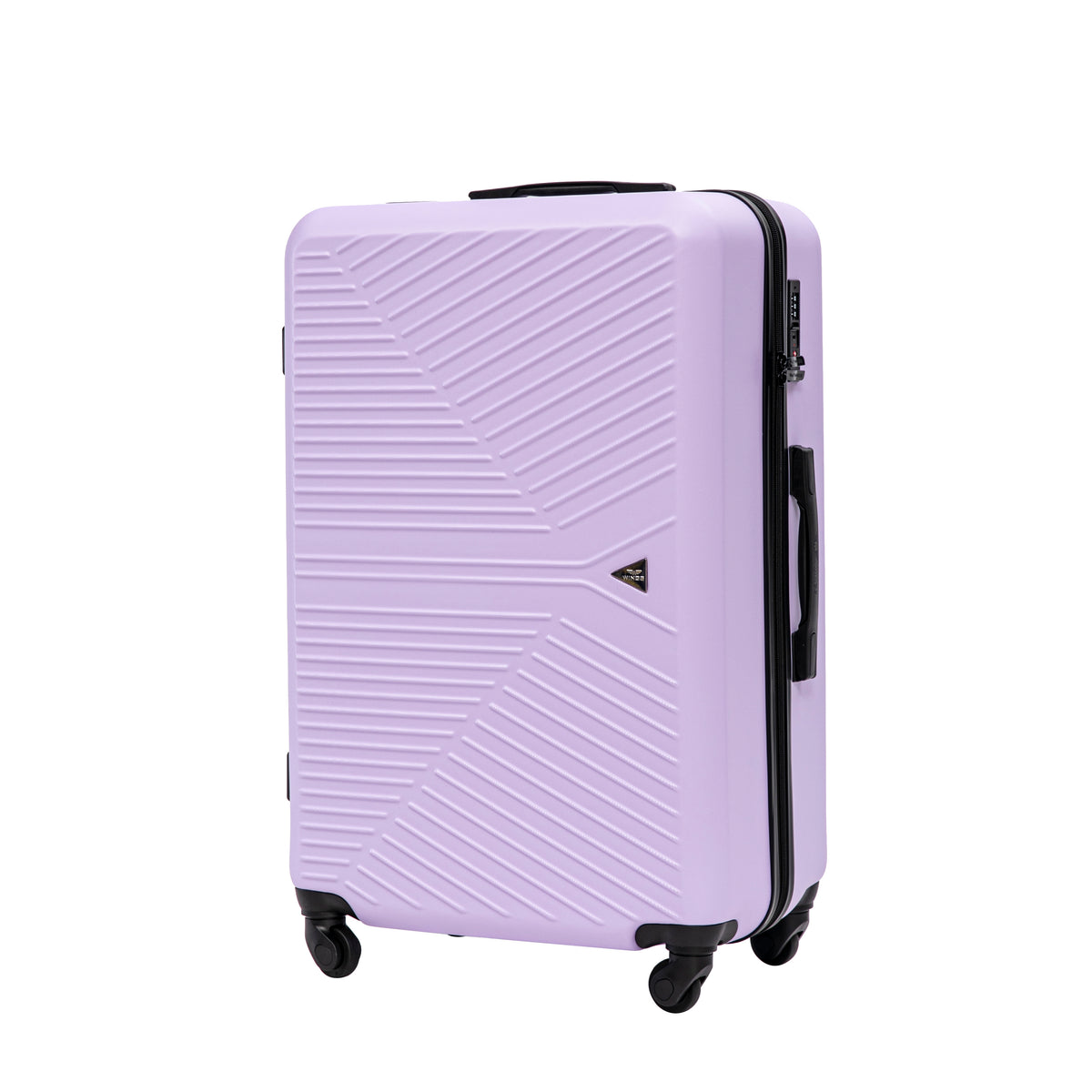 Zestaw walizek WINGS Merlin 3 szt. z 100% poliwęglanu WHITE PURPLE