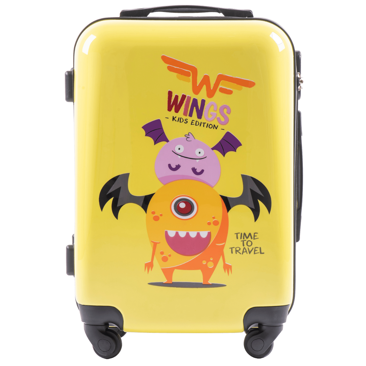 WINGS KIDS Walizka kabinowa twarda Jay Monster 20" KIDS COLLECTION