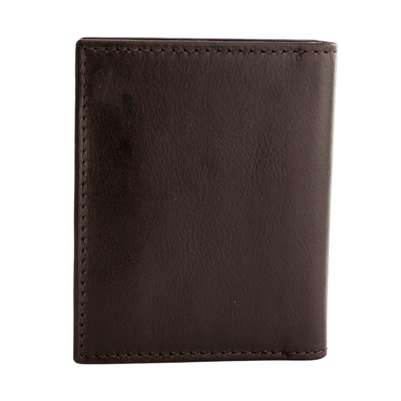 WINGS Cardholder z gładkiej naturalnej skóry bydlęcej Brown