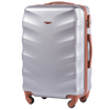 Walizka podróżna średnia Wings Albatross 24" SILVER WHITE