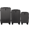 ZESTAW 3 WALIZEK WINGS EGRET DARK GREY