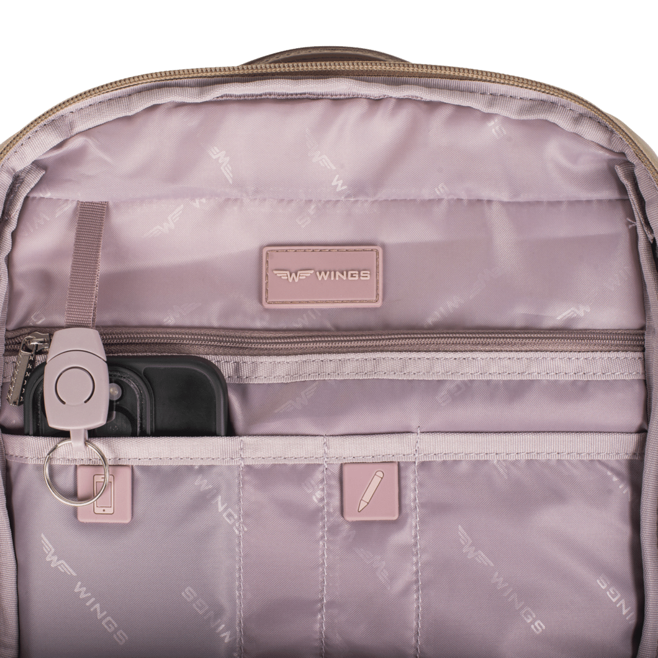 SKYLARK Plecak miejski wielofunkcyjny czarny SKYLARK COLLECTION