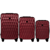 Zestaw 3 walizek Wings PC Golden Eagle WINE RED
