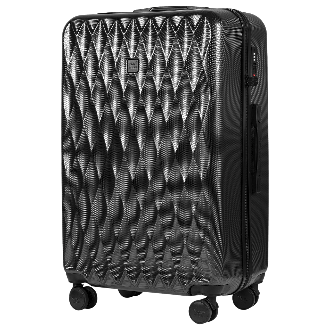 Walizka duża Wings PC Golden Eagle 28" DARK GREY