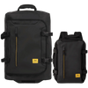 WINGS Komplet podróżny 2w1 plecak + walizka S 20" PARTRIGE Black