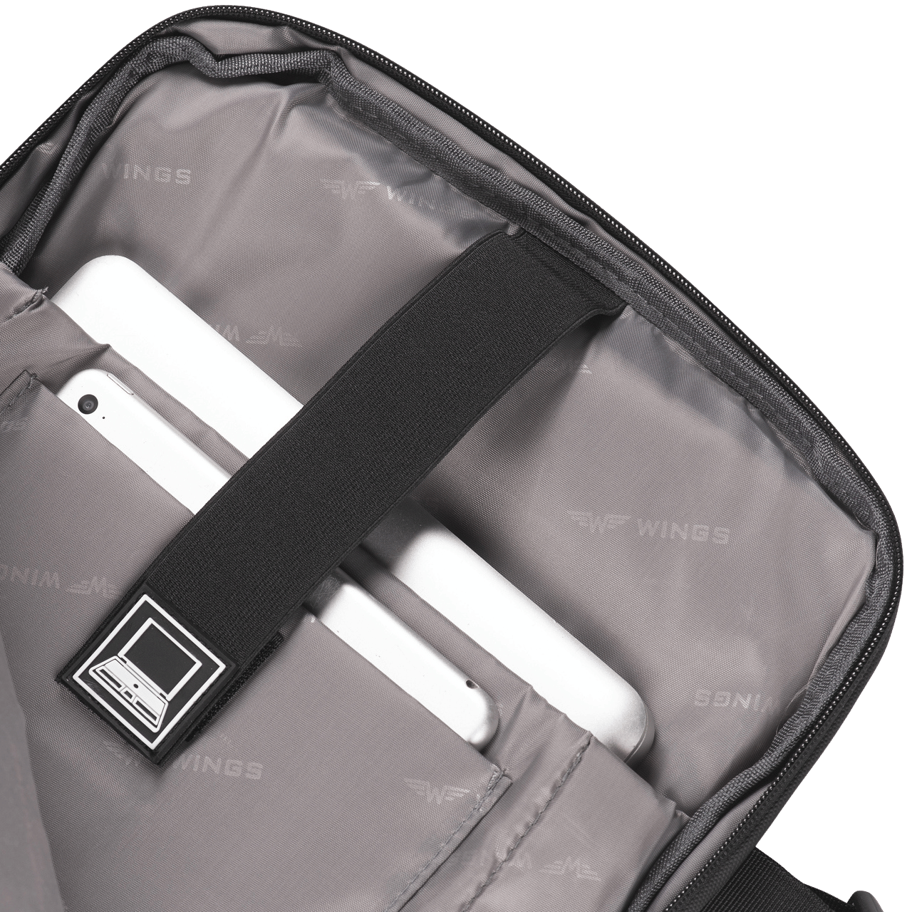 Wielofunkcyjny plecak z poszerzeniem VIREO 002 - BLACK VIREO COLLECTION