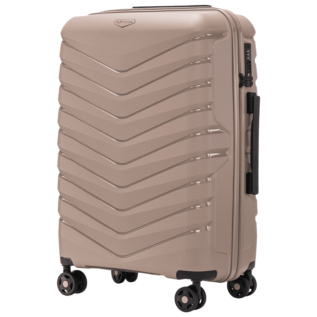 Zestaw 3 walizek Wings PHOENIX polipropylen CHAMPAGNE