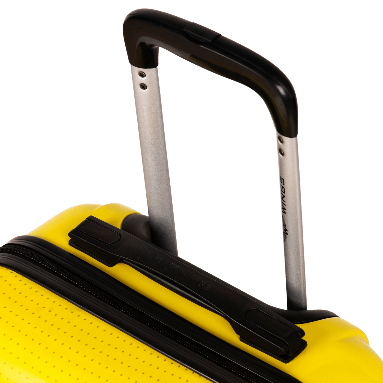 WALIZKA KIDS KABINOWA TWARDA WINGS YELLOW ROBOT S 20"