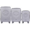 Zestaw 3 Walizek Wings Swallow 3.0 SILVER