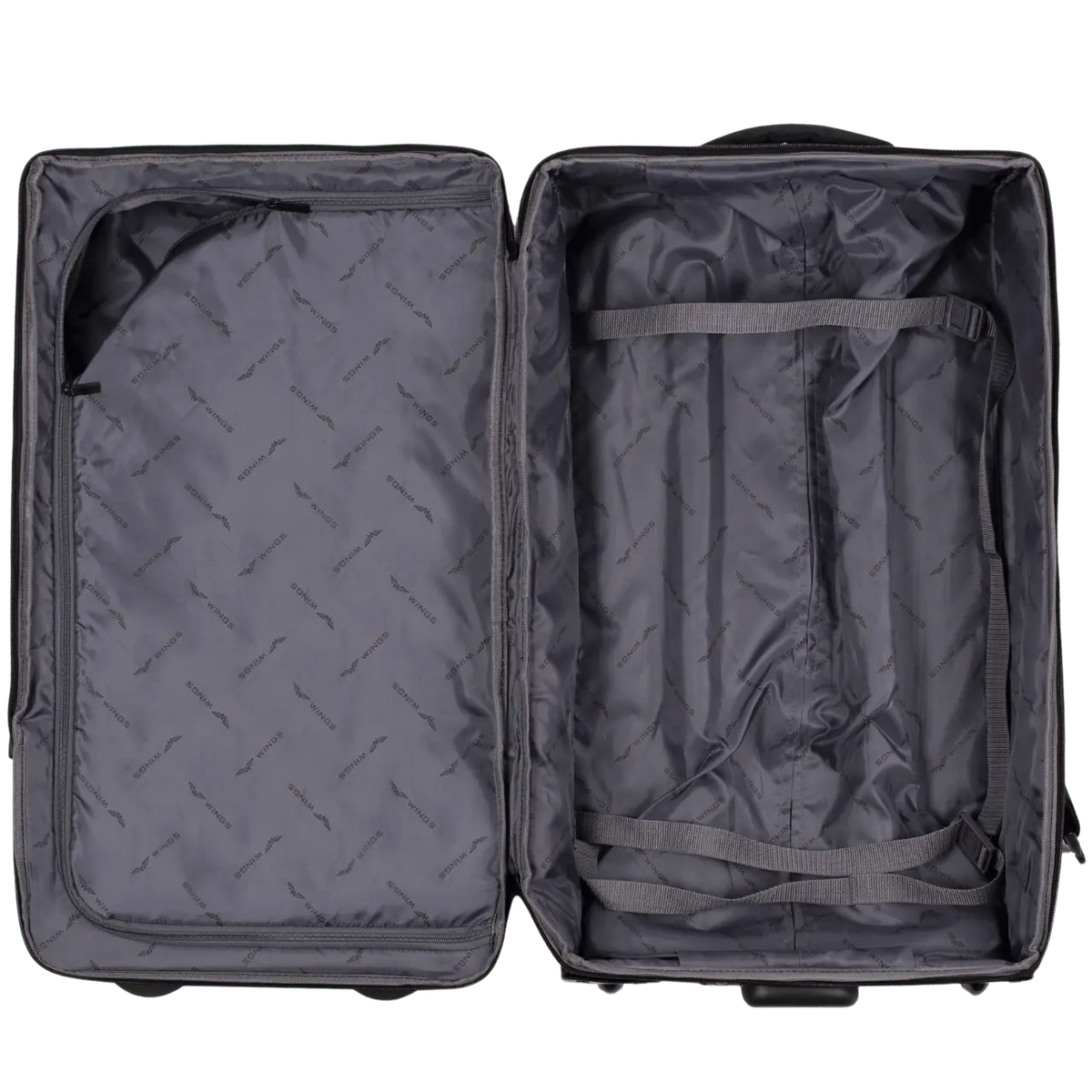 WINGS Komplet walizek miękkich 7w1 ROOK blue ROOK COLLECTION