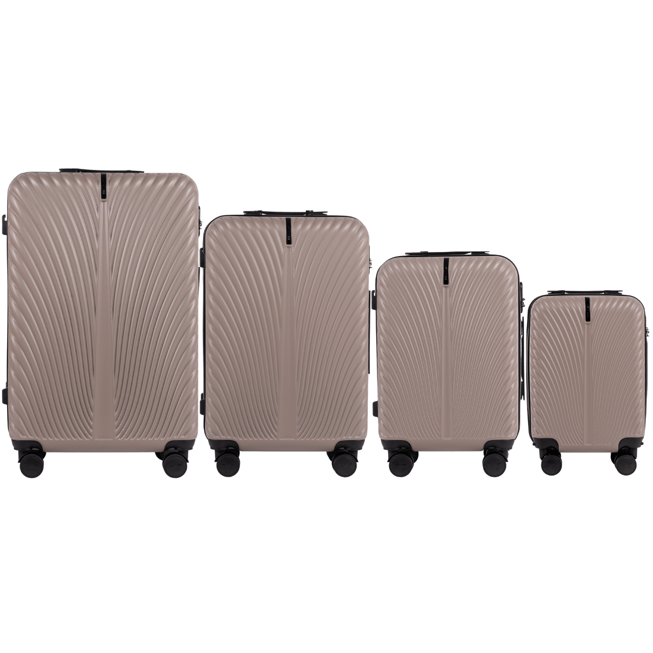Komplet 4 WALIZEK Wings SWAN BEIGE SWAN COLLECTION