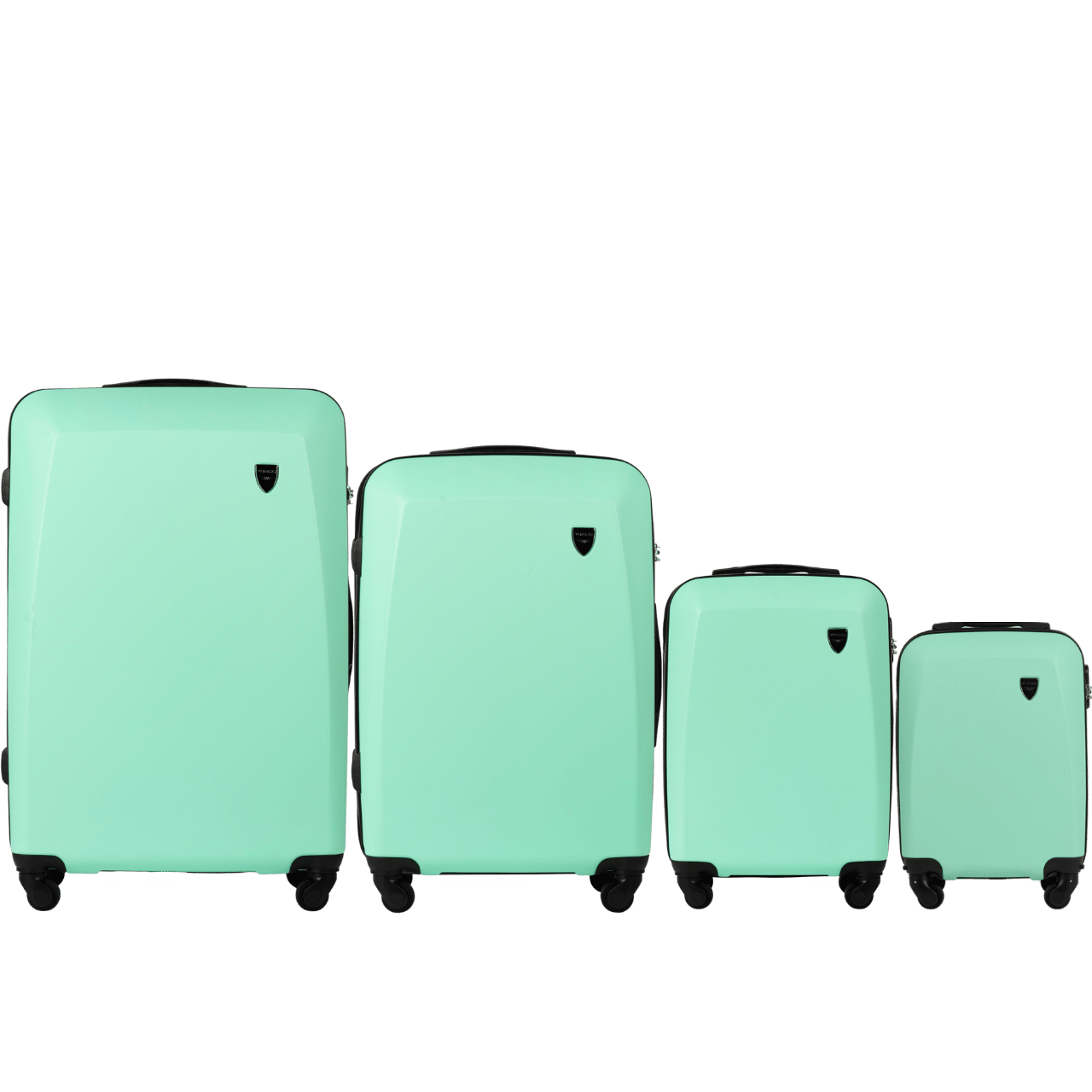 ZESTAW 4 WALIZEK WINGS PLOVER LIGHT GREEN