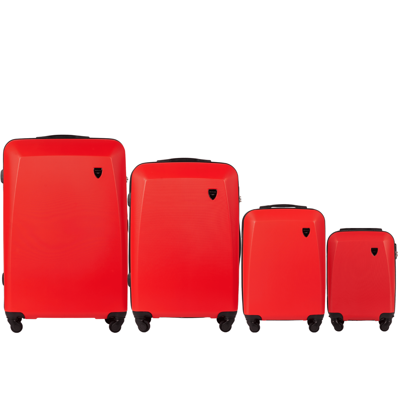 ZESTAW 4 WALIZEK WINGS PLOVER RED