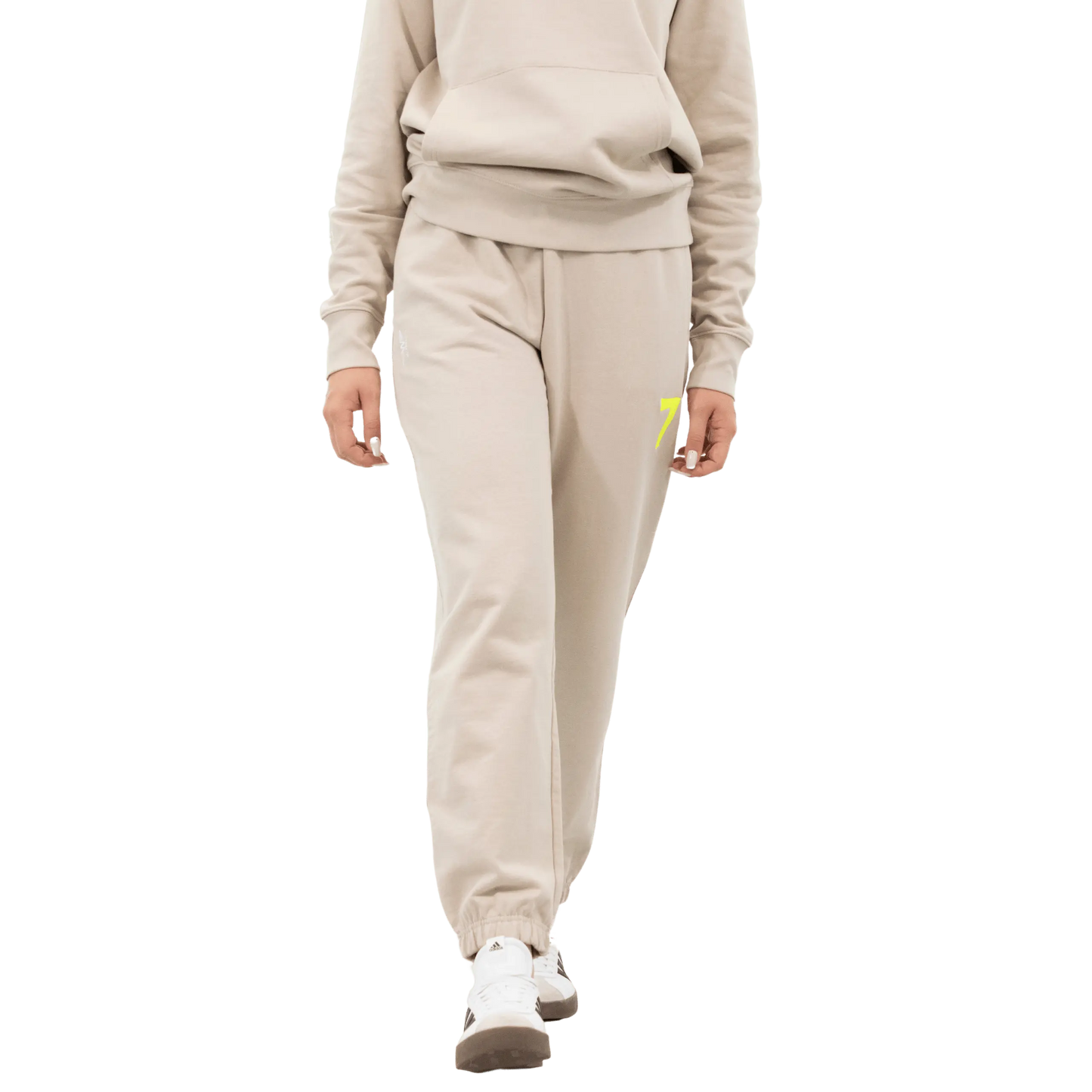 Beżowy komplet Dresowy OVERSIZE z haftem Wings x Paprocki & Brzozowski UNISEX S WINGS X PAPROCKI BRZOZOWSKI
