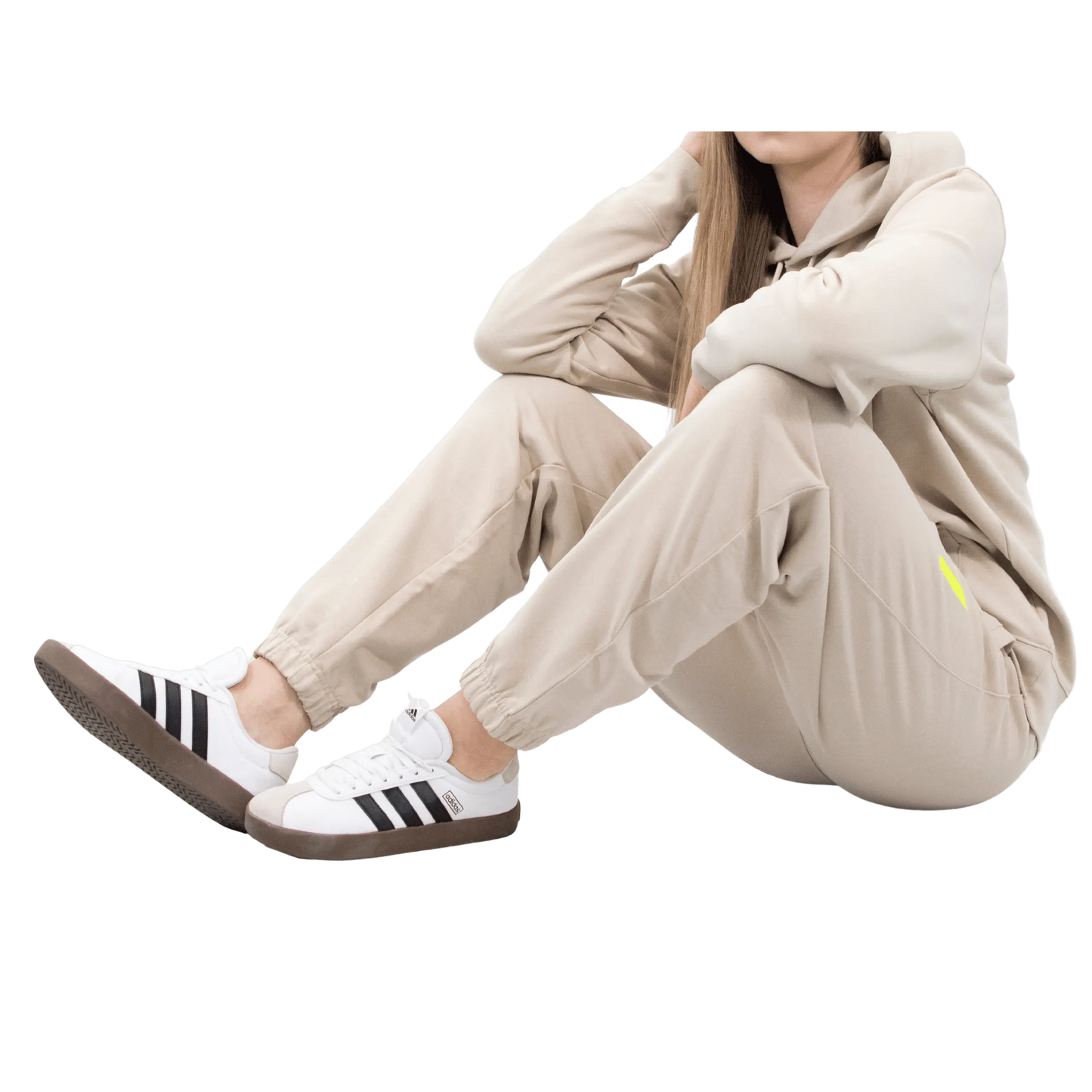 Beżowy komplet Dresowy OVERSIZE z haftem Wings x Paprocki & Brzozowski UNISEX XL WINGS X PAPROCKI BRZOZOWSKI