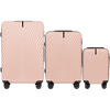Komplet 3 WALIZEK (z 18") Wings SWAN PINK