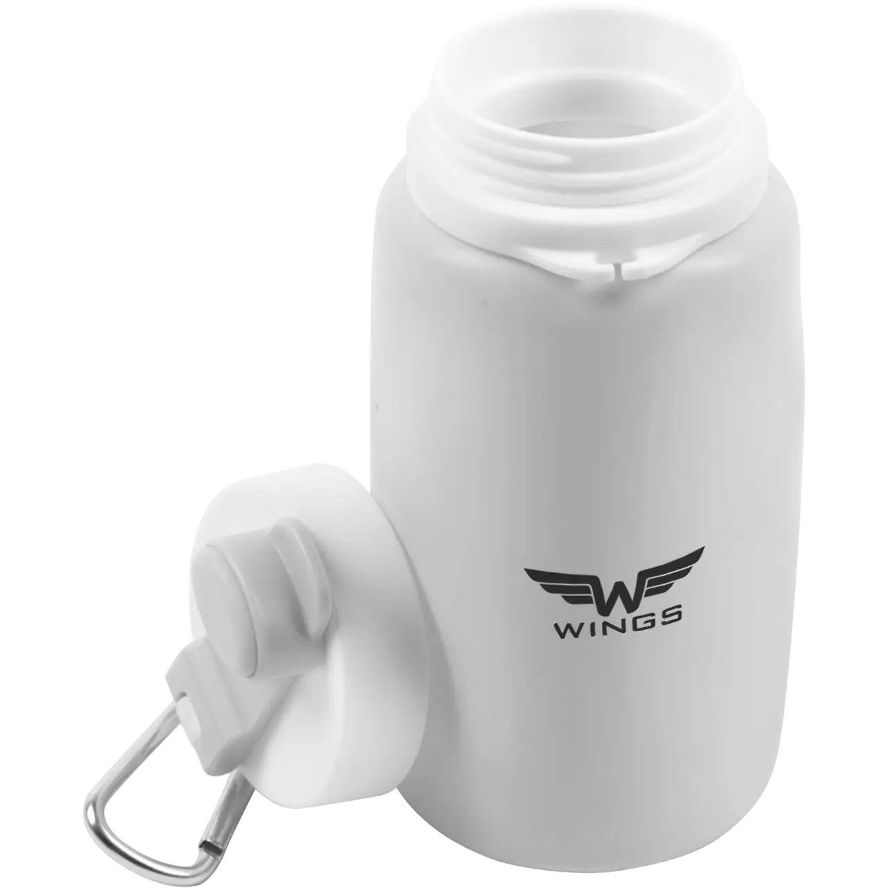 WINGS Butelka podróżna BIDON 550ml GREY TRAVEL MUST HAVE