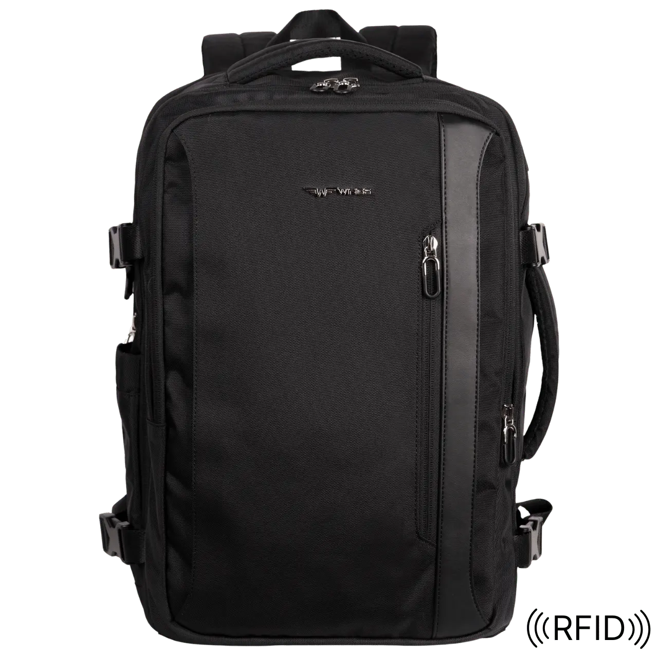 WINGS Plecak wielofunkcyjny SKYLARK poszerzany BLACK SKYLARK COLLECTION