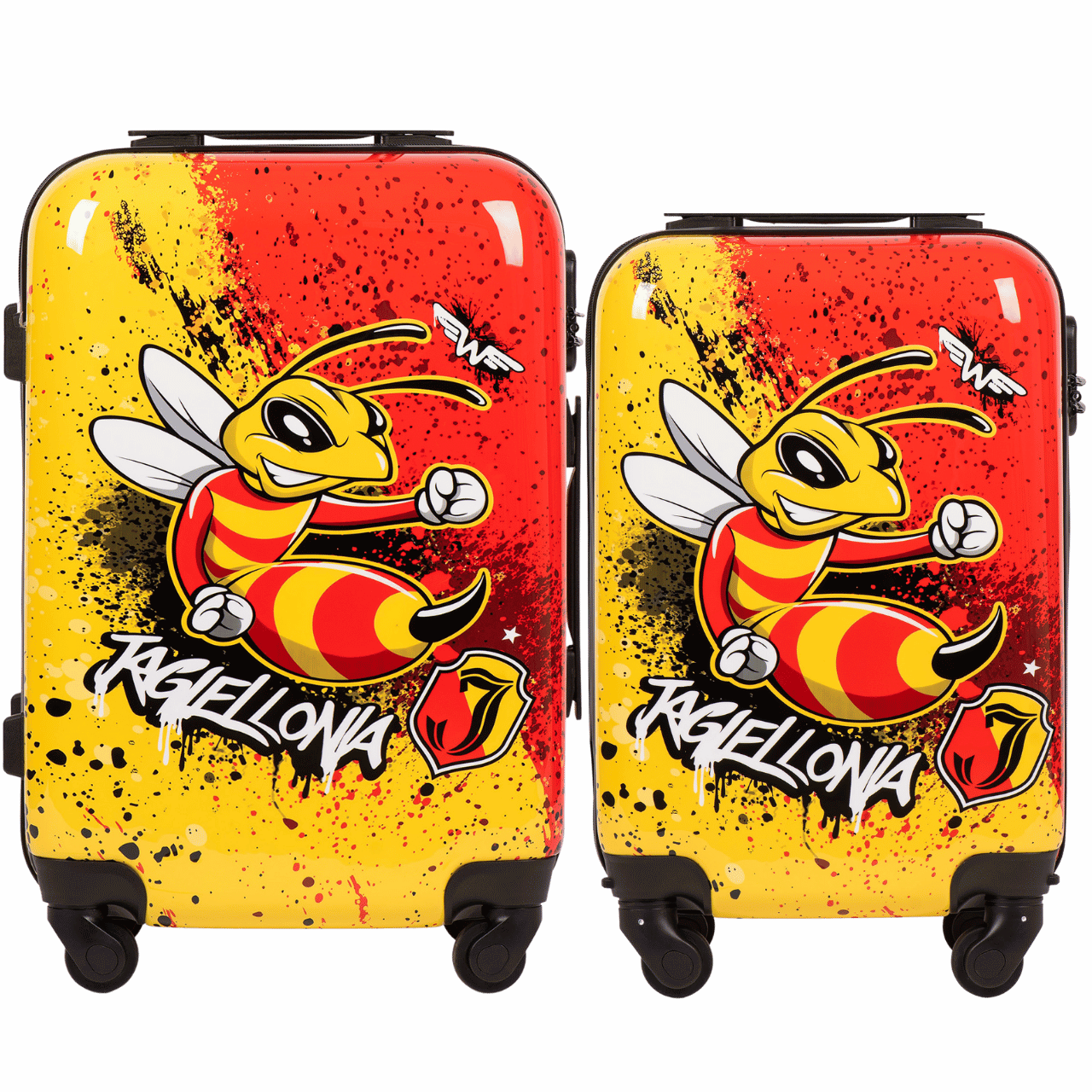 Zestaw 2 walizek kabinowych S+XS Wings x Jagiellonia BEE WINGS x JAGIELLONIA