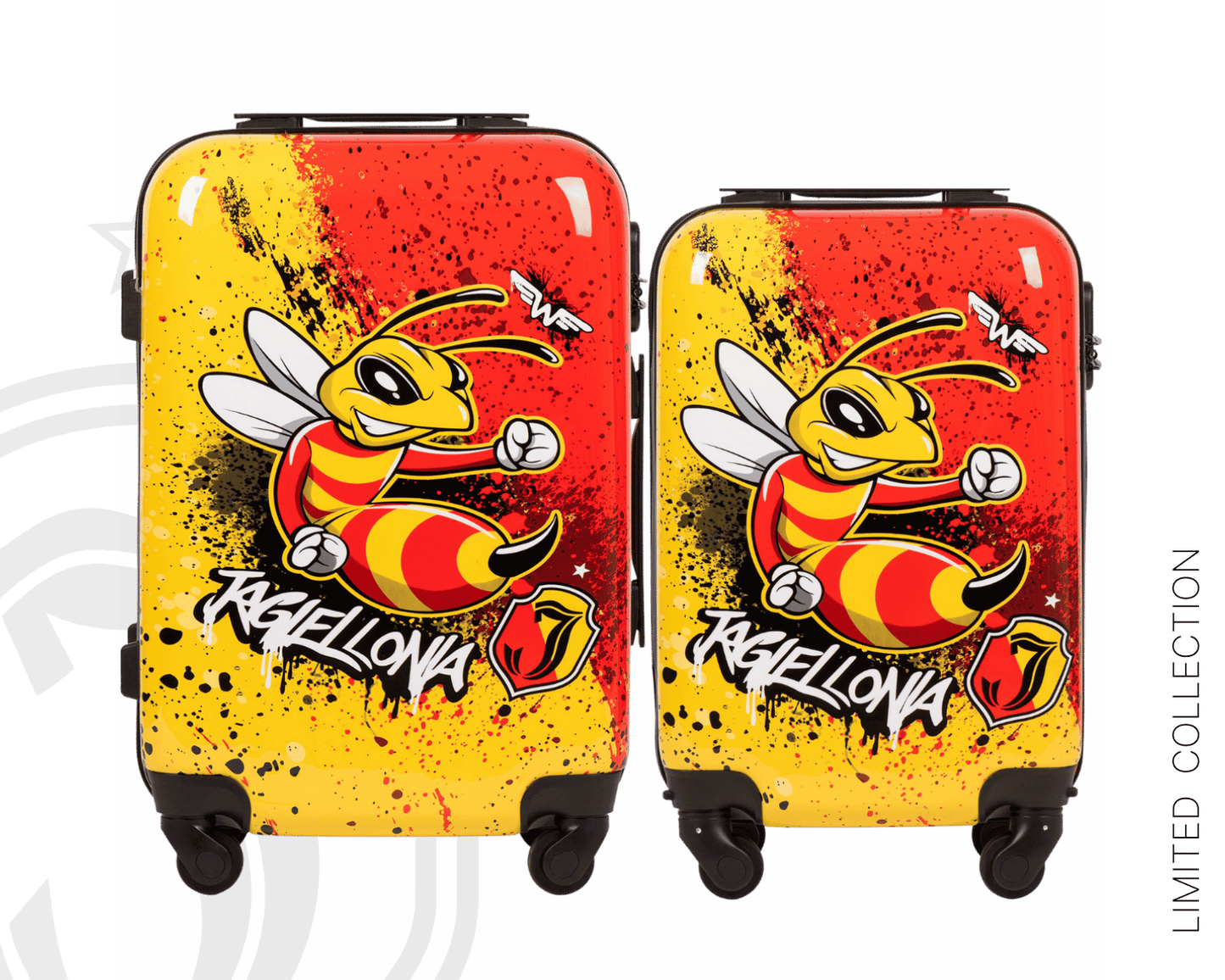 Zestaw 2 walizek kabinowych S+XS Wings x Jagiellonia BEE WINGS x JAGIELLONIA
