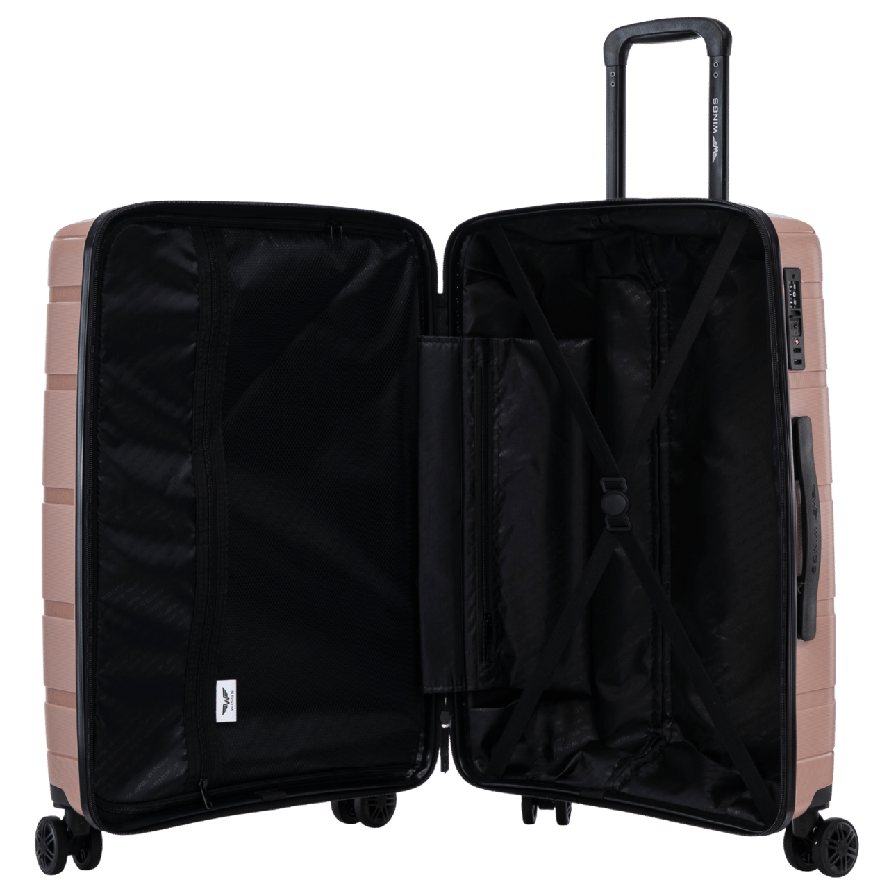 Walizka średnia Wings HAWFINCH 2.0 polipropylen 24" ROSE GOLD