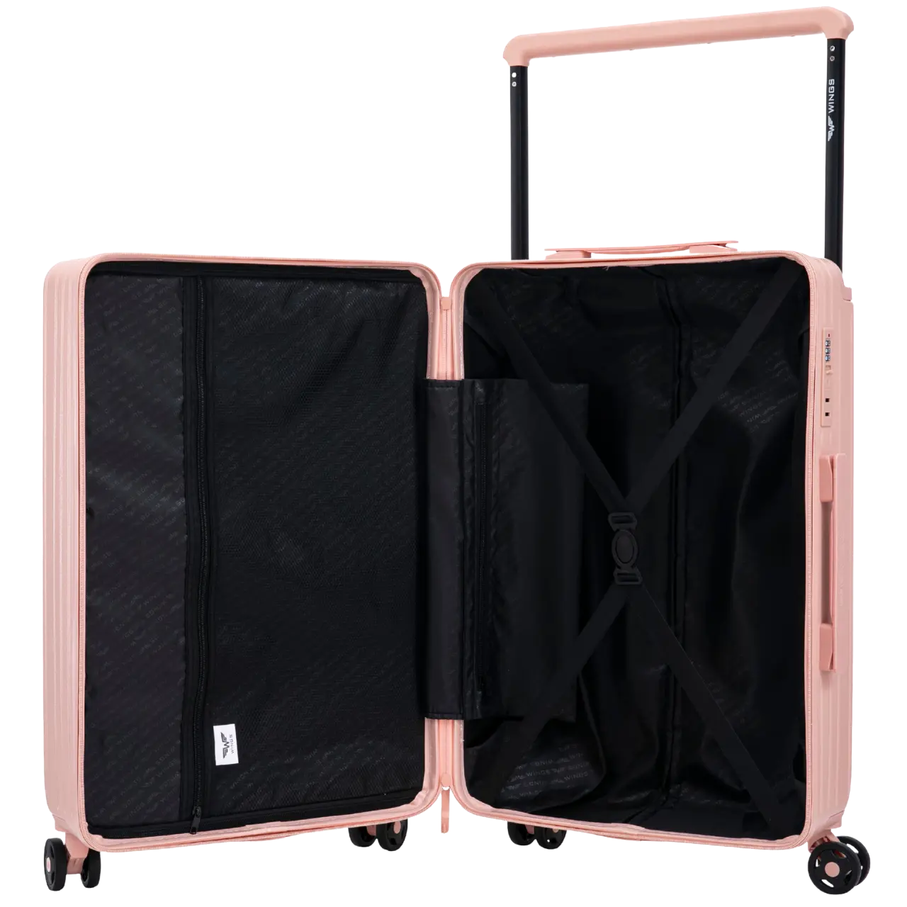 Walizka kabinowa Wings BUNTING ABS+ 20" SOFT PINK BUNTING COLLECTION