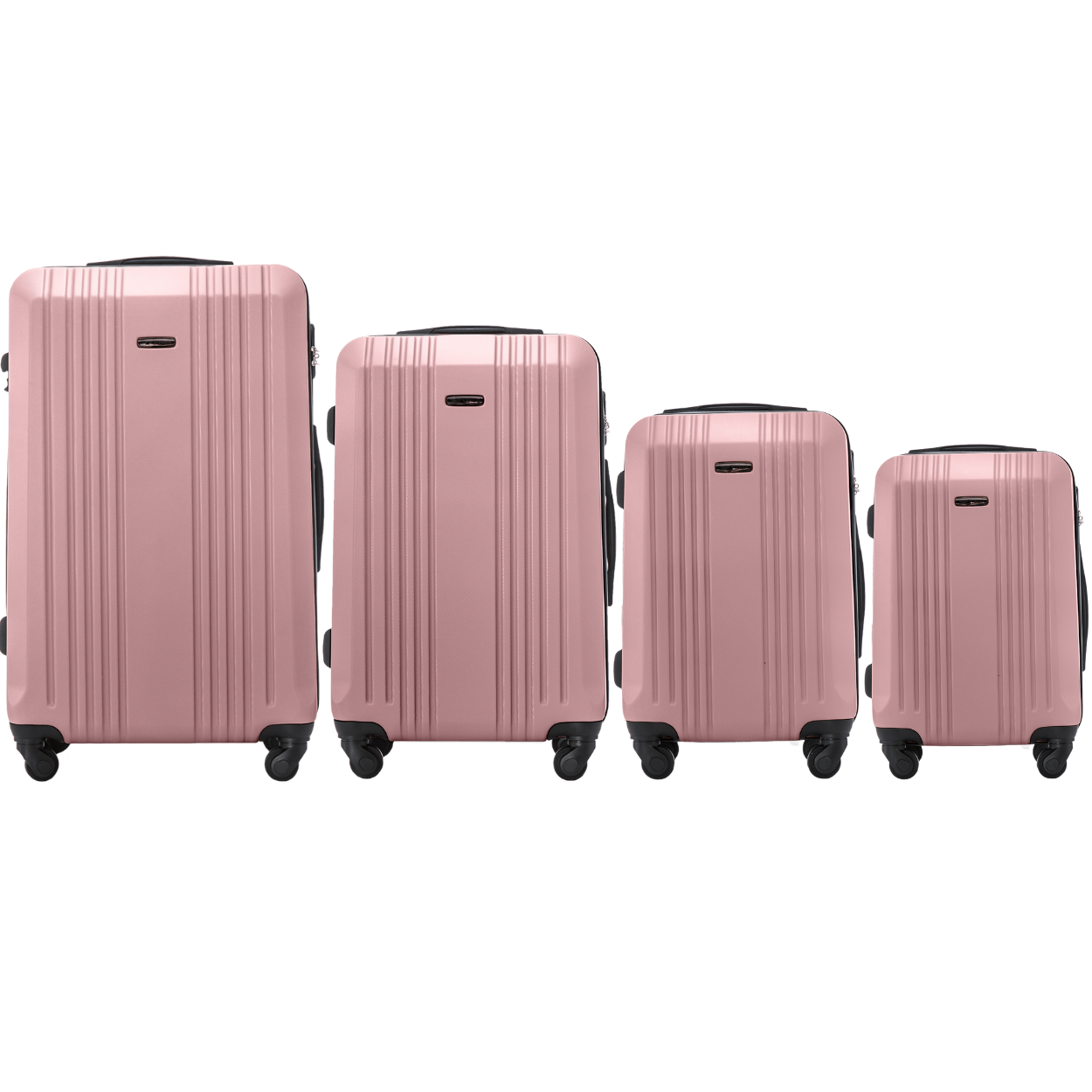 Komplet 4 walizek Wings KESTREL Rose gold