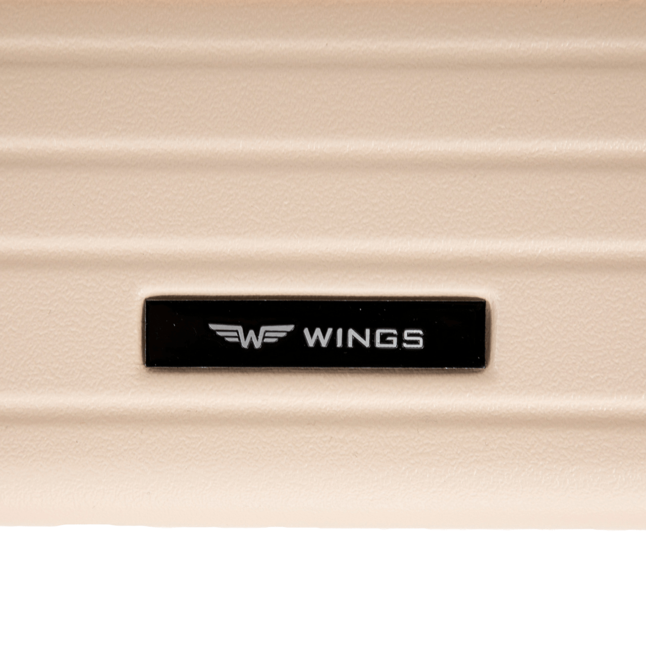 Walizka kabinowa Wings ABS+ 20" Customized DIRTY WHITE MON CHERI customized