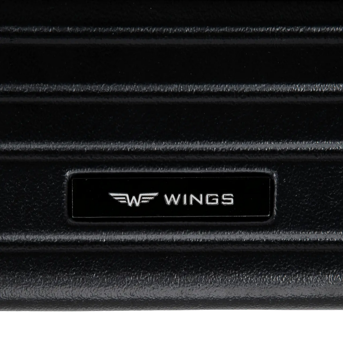 Walizka średnia Wings ABS+ 24" Customized BLACK ZEUS customized