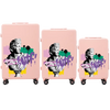 Komplet 3 WALIZEK Wings ABS+ Customized SOFT PINK ZEUS