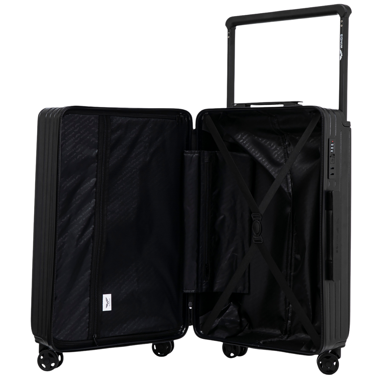 Walizka kabinowa Wings x Jagiellonia 20" BLACK