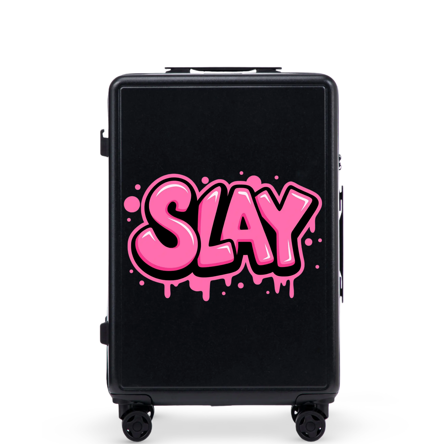 Walizka średnia Wings ABS+ 24" Customized BLACK SLAY customized