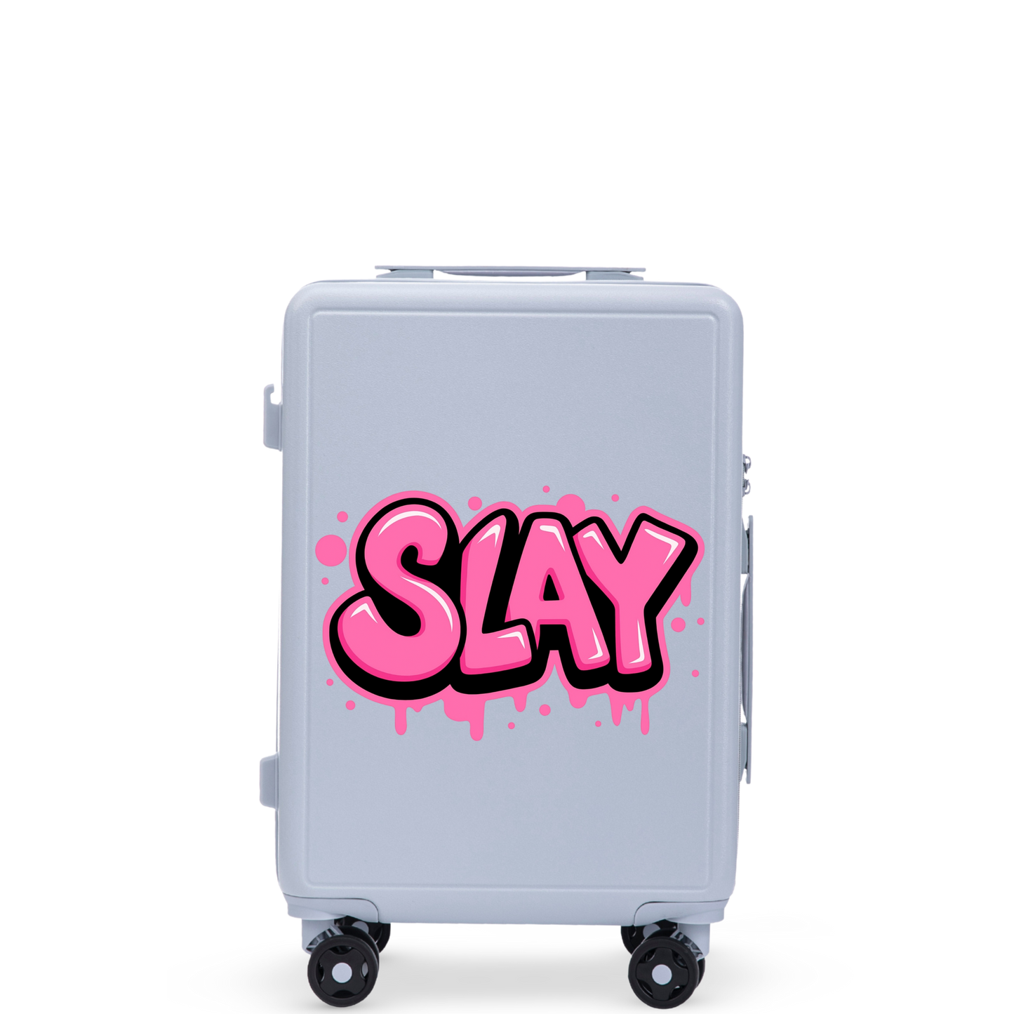 Walizka kabinowa Wings ABS+ 20" Customized PASTEL BLUE SLAY