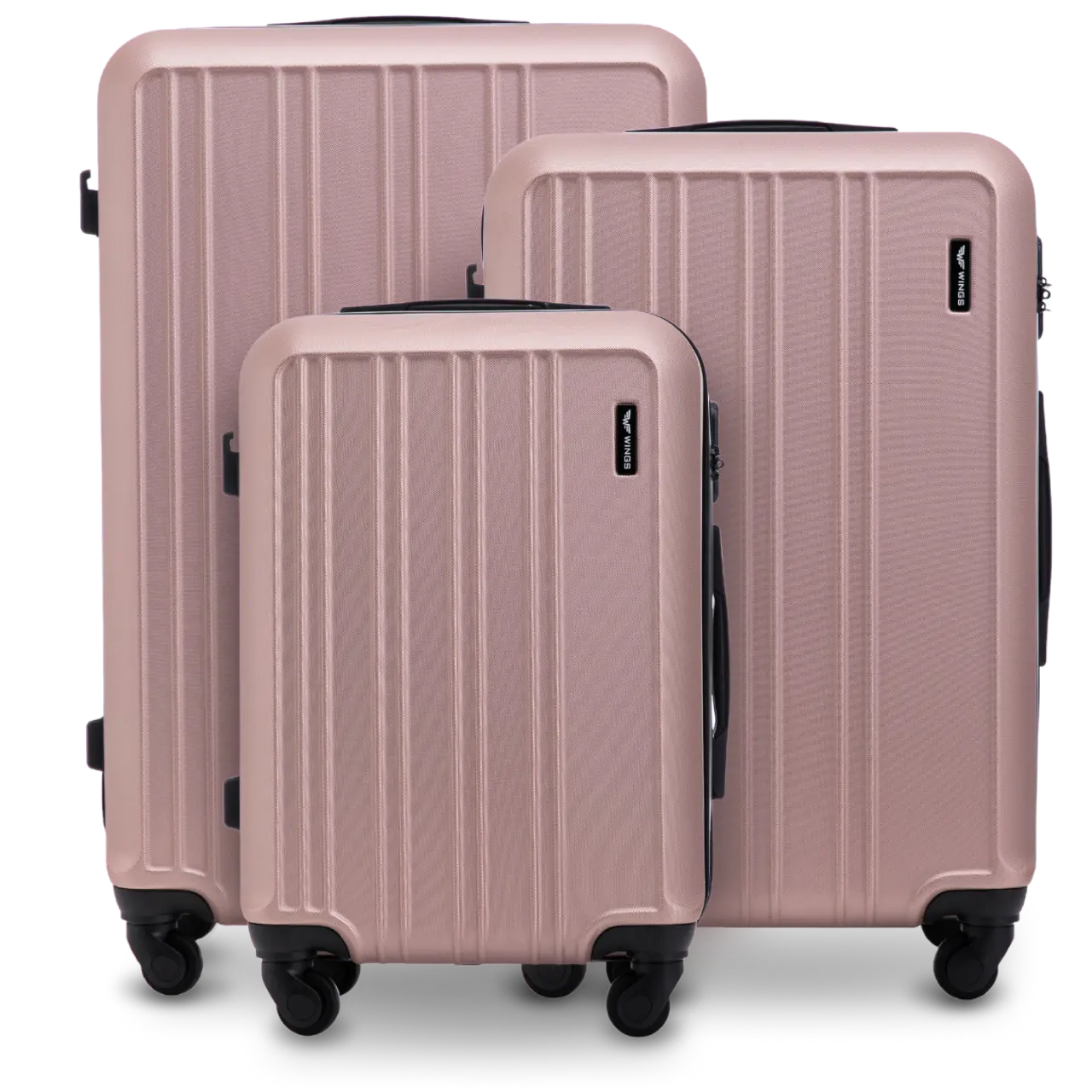 Komplet 3 walizek Wings HARRIER ROSE GOLD HARRIER COLLECTION