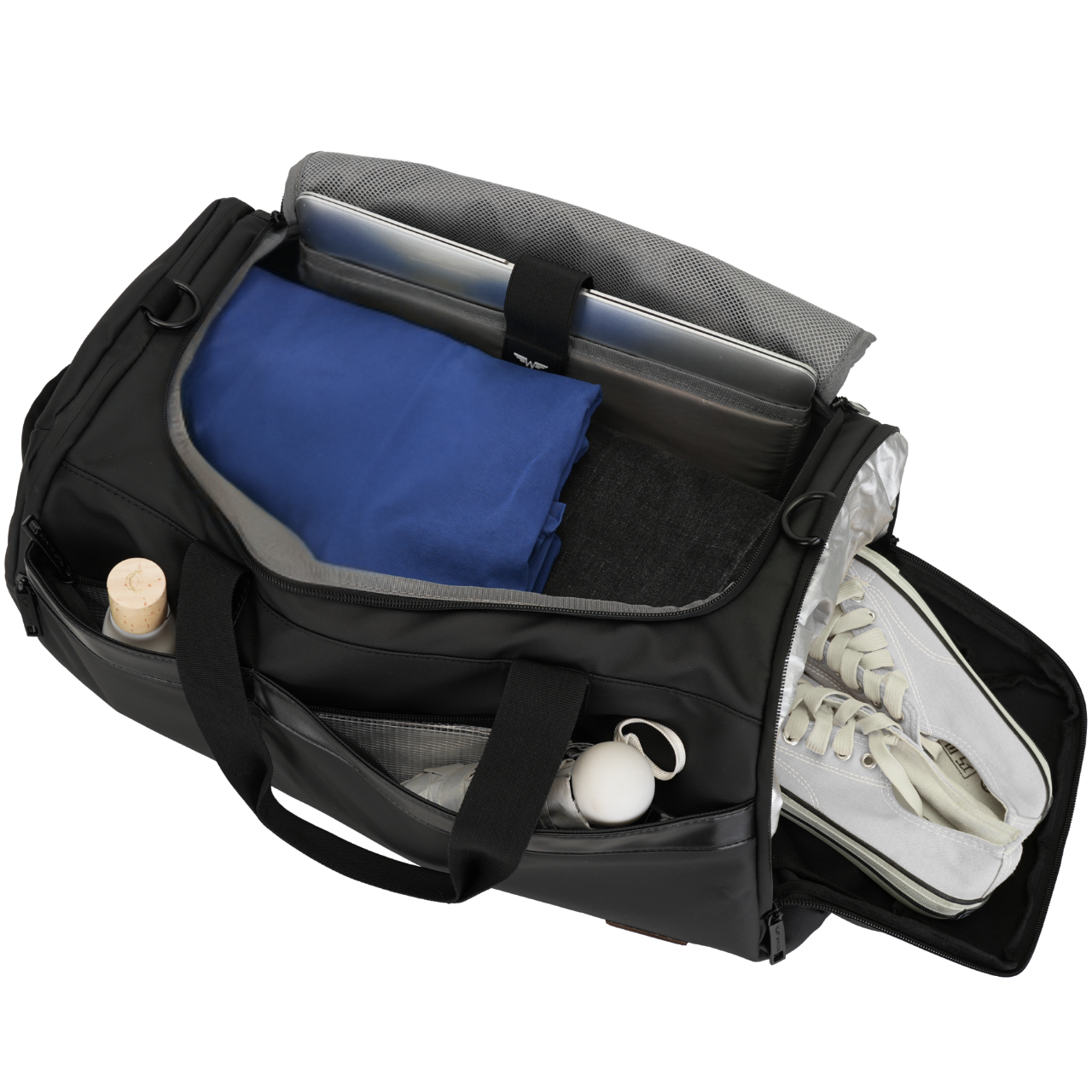 WINGS Torba sportowa z funkcją plecaka VIREO Black VIREO COLLECTION