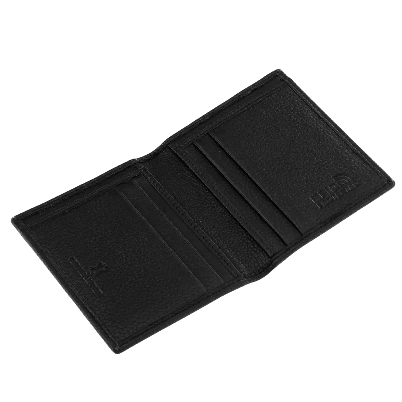 WINGS Cardholder ze skóry naturalnej Black LEATHER COLLECTION
