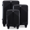 Komplet 3 walizek Wings COCKATIEL polipropylen BLACK