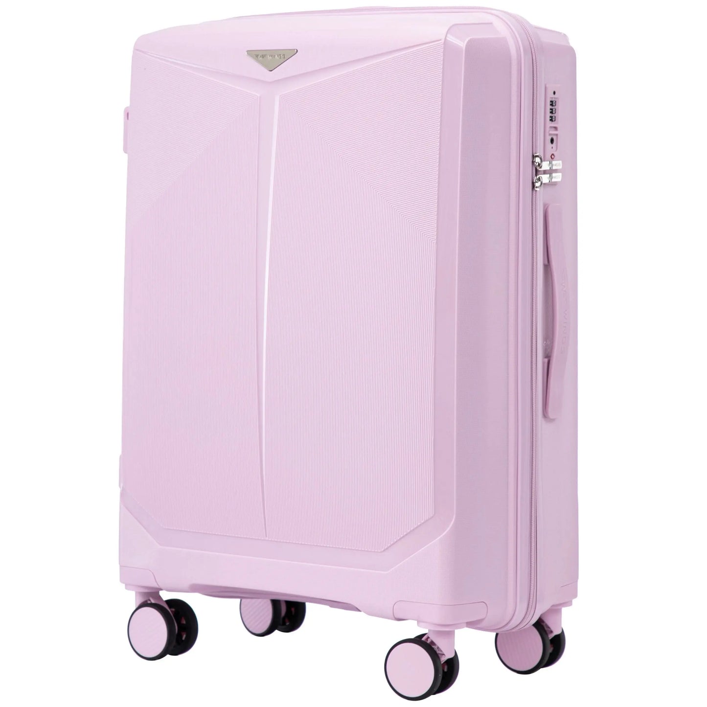 Komplet 3 walizek Wings COCKATIEL polipropylen WHITE PINK COCKATIEL COLLECTION